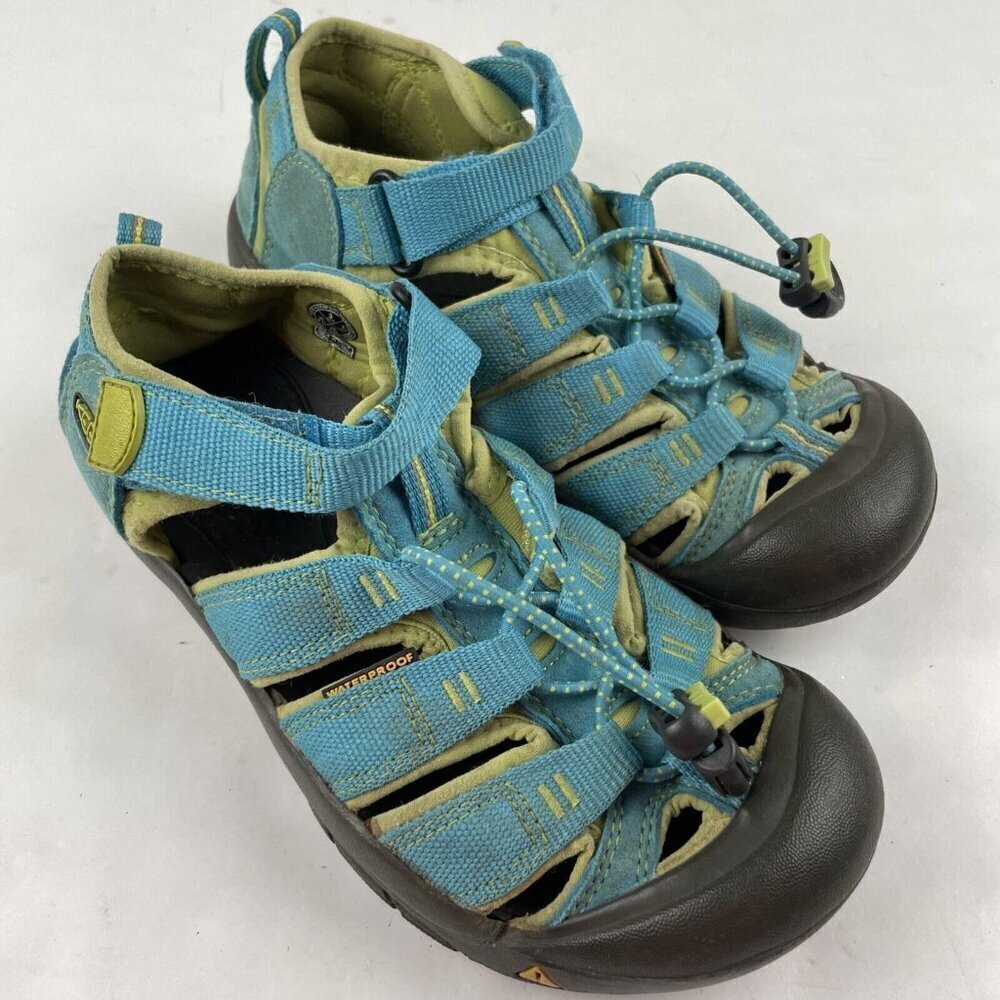 KEEN Newport H2 Sandals Boys 3 Blue Active Sport Waterproof Outdoors Hiking
